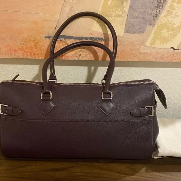 HERMES Leather Shoulder/ HandBag. - Picture 9 of 11